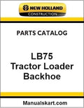New Holland LB75 Tractor Loader Backhoe Pdf Parts Catalog Manual Download