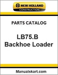 New Holland LB75.B Backhoe Loader Pdf Parts Manual