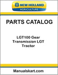 New Holland LGT100 10HP Tractor Pdf Parts Catalog Manual