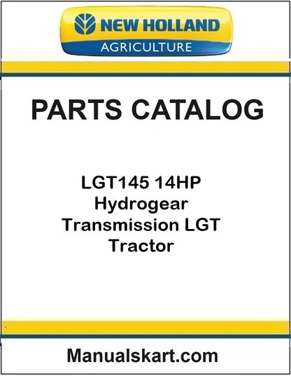 New Holland LGT145 14HP Tractor Pdf Parts Catalog Manual