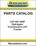 New Holland LGT165 16HP Tractor Pdf Parts Catalog Manual