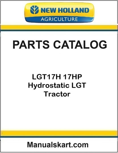 New Holland LGT17H LGT Tractor Pdf Parts Catalog Manual