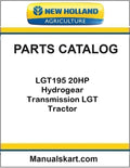 New Holland LGT195 20HP Tractor Pdf Parts Catalog Manual