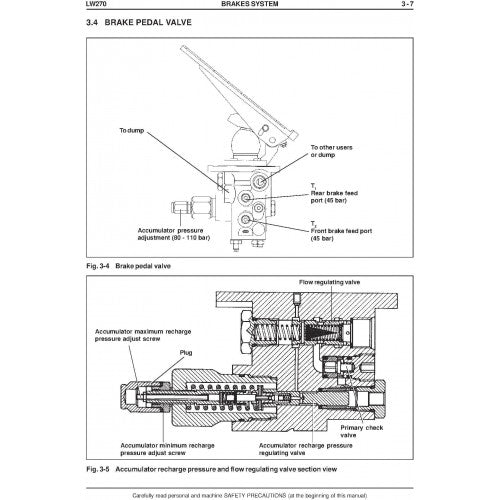New Holland LW270 Wheel Loader Pdf Repair Service Manual (p. Nb. 75131020) 2