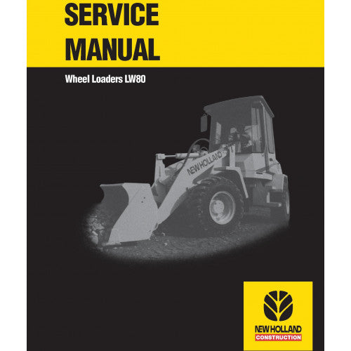 New Holland LW80 Wheel Loader Pdf Repair Service Manual (p. Nb. 73179332)