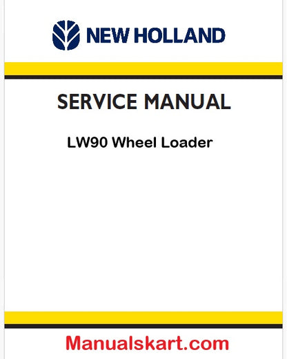New Holland LW90 Wheel Loader Pdf Repair Manual (p. Nb. 75131004)