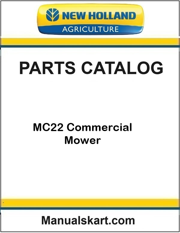 New Holland MC22 Commercial Mower Pdf Parts Catalog Manual