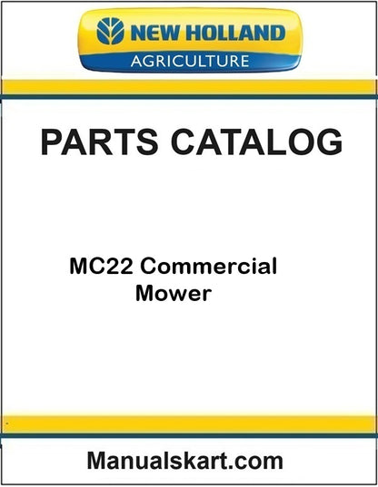 New Holland MC22 Commercial Mower Pdf Parts Catalog Manual