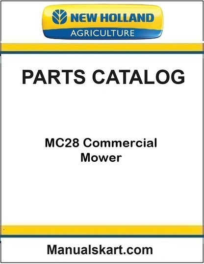 New Holland MC28 Commercial Mower Pdf Parts Catalog Manual
