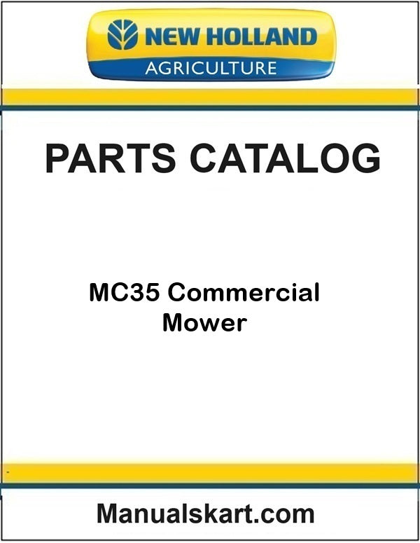 New Holland MC35 Commercial Mower Pdf Parts Catalog Manual