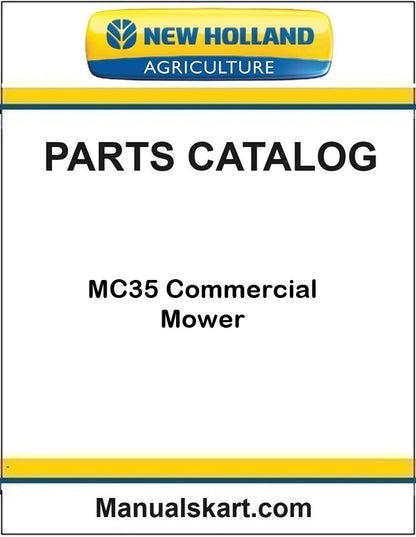 New Holland MC35 Commercial Mower Pdf Parts Catalog Manual