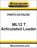 New Holland ML12 T Small Articulated Loader Pdf Parts Manual