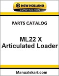 New Holland ML22 X Small Articulated Loader Pdf Parts Manual