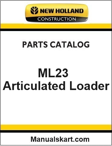 New Holland ML23 Small Articulated Loader Pdf Parts Catalog Manual Download