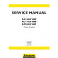 New Holland RG140.B VHP, RG170.B VHP, RG200.B VHP Motor Graders Pdf Repair Service Manual (p. Nb. 48050423d)