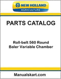 New Holland Roll-belt 560 Round Baler Pdf Parts Catalog Manual