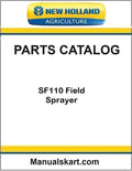 New Holland SF110 Field Sprayer Pdf Parts Catalog Manual