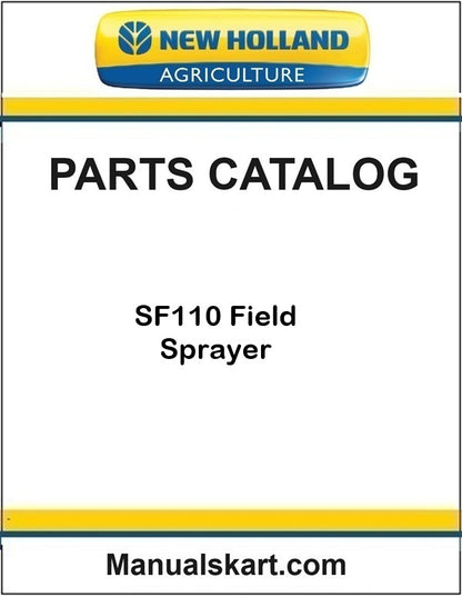 New Holland SF110 Field Sprayer Pdf Parts Catalog Manual