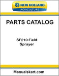 New Holland SF210 Field Sprayer Pdf Parts Catalog Manual