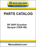 New Holland SP.300F Guardian Sprayer Pdf Parts Catalog Manual (TIER 4B)