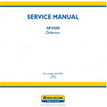 New Holland SP3500 Defensor Sprayer Pdf Repair Service Manual (p. Nb. 48149953)
