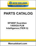 New Holland SP380F Guardian 1400GA PLM Intelligence Pdf Parts Catalog Manual (TIER 3)