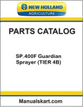 New Holland SP.400F Guardian Sprayer Pdf Parts Catalog Manual (TIER 4B)