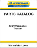 New Holland T3040 Compact Tractor Pdf Parts Manual