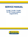 New Holland T3.50F, T3.55F, T3.65F, T3.75F Tractor Pdf Repair Service Manual