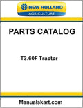New Holland T3.60F Tractor Pdf Parts Catalog Manual (TIER 4A)