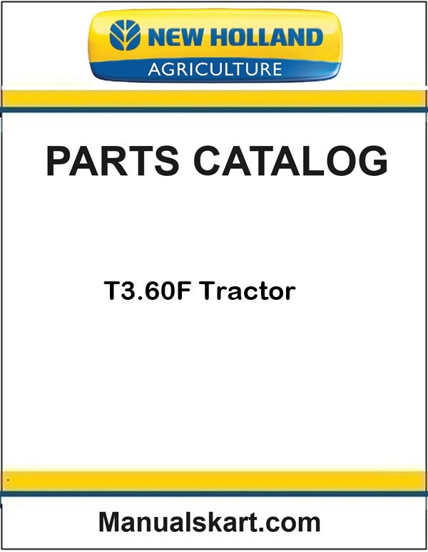 New Holland T3.60F Tractor Pdf Parts Catalog Manual