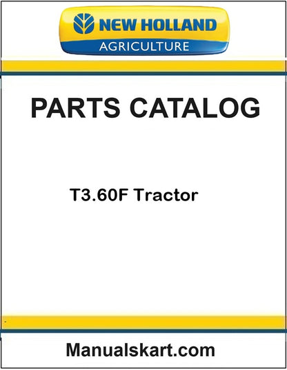 New Holland T3.60F Tractor Pdf Parts Catalog Manual