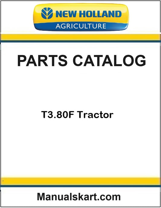 New Holland T3.80F Tractor Pdf Parts Catalog Manual