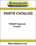 New Holland T4020V Special Tractor Pdf Parts Catalog Manual