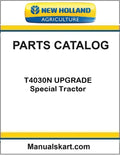 New Holland T4030N UPGRADE Special Tractor Pdf Parts Catalog Manual
