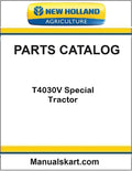 New Holland T4030V Special Tractor Pdf Parts Catalog Manual