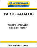 New Holland T4030V UPGRADE Special Tractor Pdf Parts Catalog Manual
