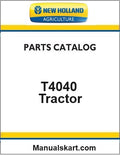 New Holland T4040 Tractor Pdf Parts Manual (Deluxe)