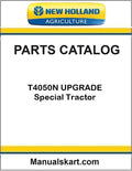 New Holland T4050N UPGRADE Special Tractor Pdf Parts Catalog Manual