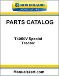 New Holland T4050V Special Tractor Pdf Parts Catalog Manual