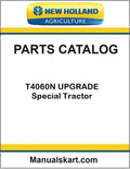 New Holland T4060N UPGRADE Special Tractor Pdf Parts Catalog Manual