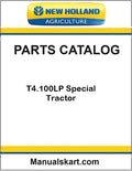 New Holland T4.100LP Special Tractor Pdf Parts Catalog Manual
