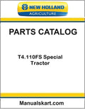 New Holland T4.110FS Special Tractor Pdf Parts Catalog Manual