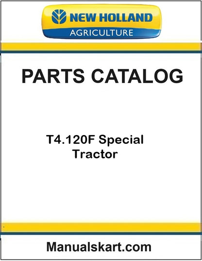 New Holland T4.120F Special Tractor Pdf Parts Catalog Manual