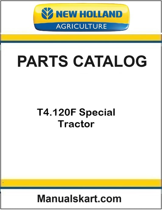 New Holland T4.120F Special Tractor Pdf Parts Catalog Manual