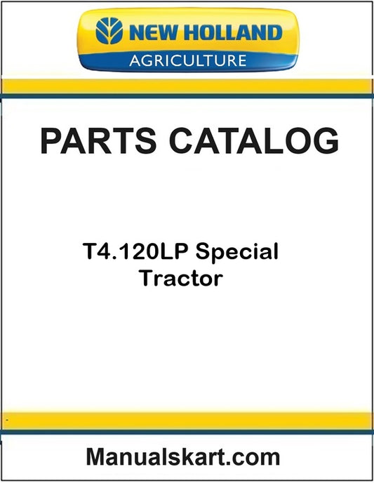 New Holland T4.120LP Special Tractor Pdf Parts Catalog Manual