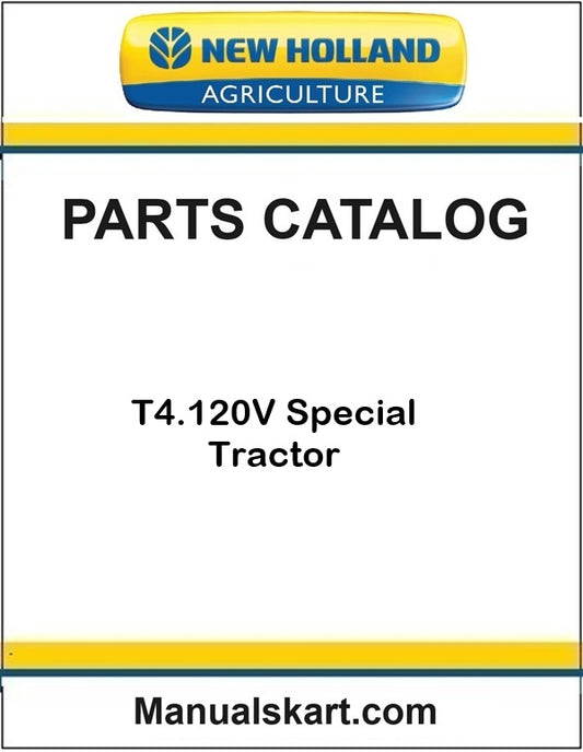 New Holland T4.120V Special Tractor Pdf Parts Catalog Manual