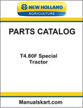 New Holland T4.80F Special Tractor Pdf Parts Catalog Manual