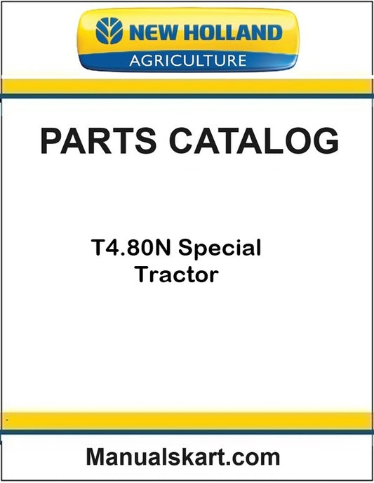 New Holland T4.80N Special Tractor Pdf Parts Catalog Manual