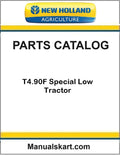New Holland T4.90F Special Low Tractor Pdf Parts Catalog Manual